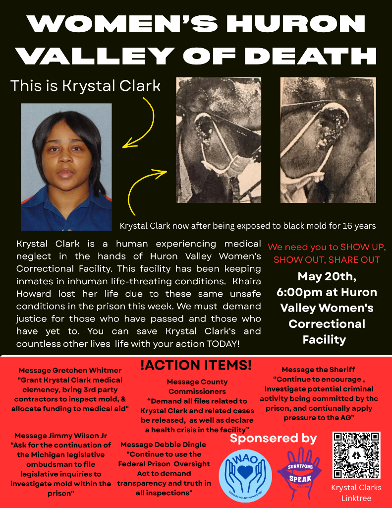 Free Krystal Clark Flyer
